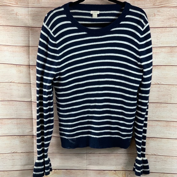 J. Crew Sweaters - J.Crew Flared Wrist Long Sleeve Sweater